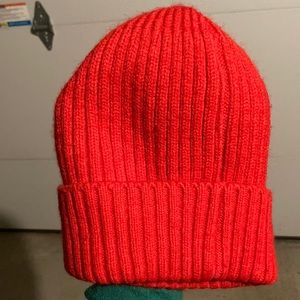 Brandy Melville Red Winter hat